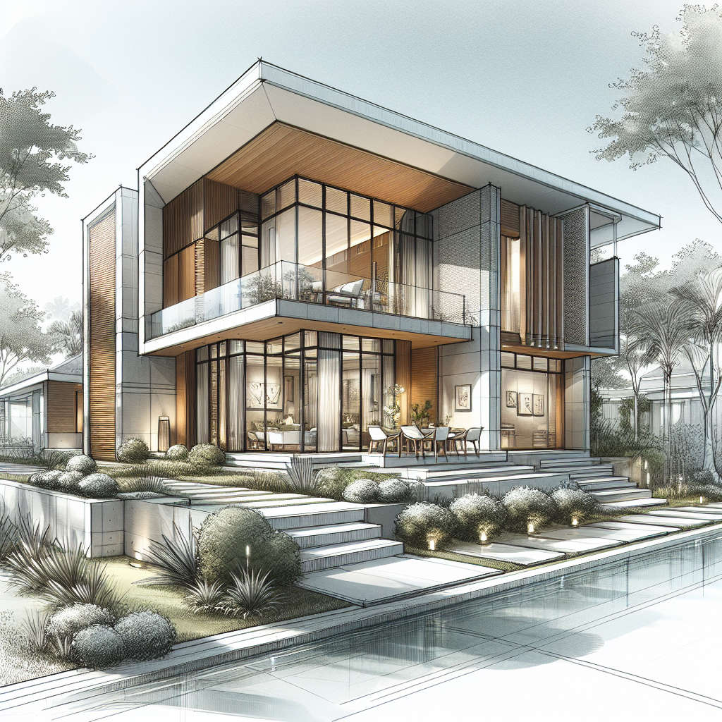 การวางแผนและออกแบบบ้าน Modern Tropical ให้สวยและอยู่สบายในเมืองร้อนอย่างมืออาชีพ